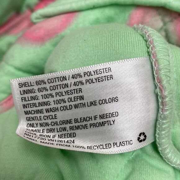 Wild Fable Quilted Floral Print Hooded Puffer Jacket Large - Picture 3 of 6